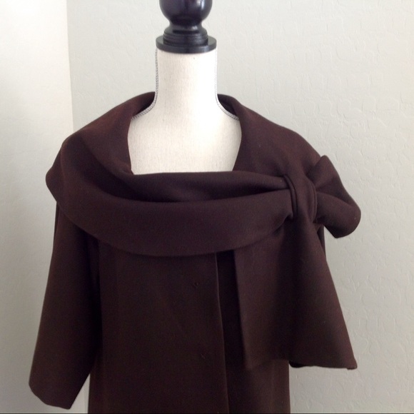 Brown Cape Coat - Picture 5 of 7